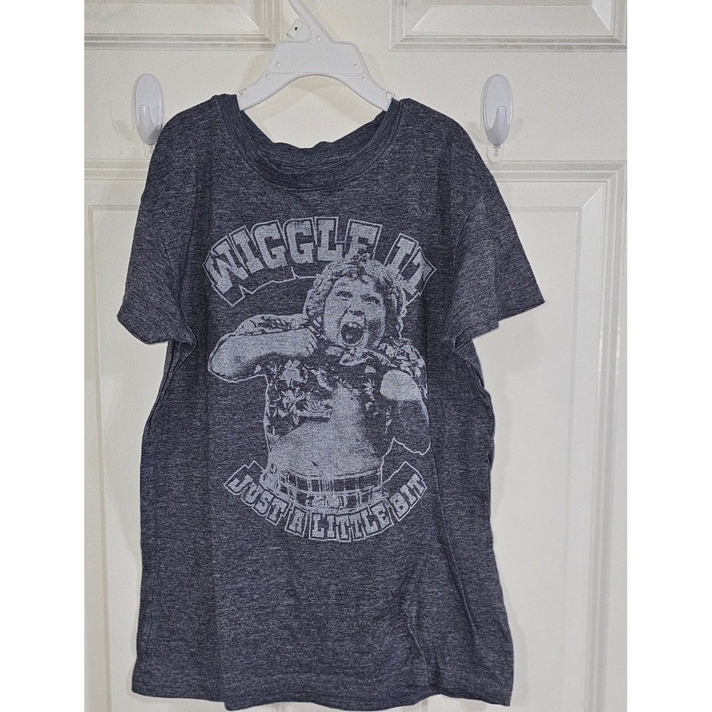 The Goonies Chunk Truffle Shuffle Wiggle It Graphic T-Shirt Kids Large Gray
